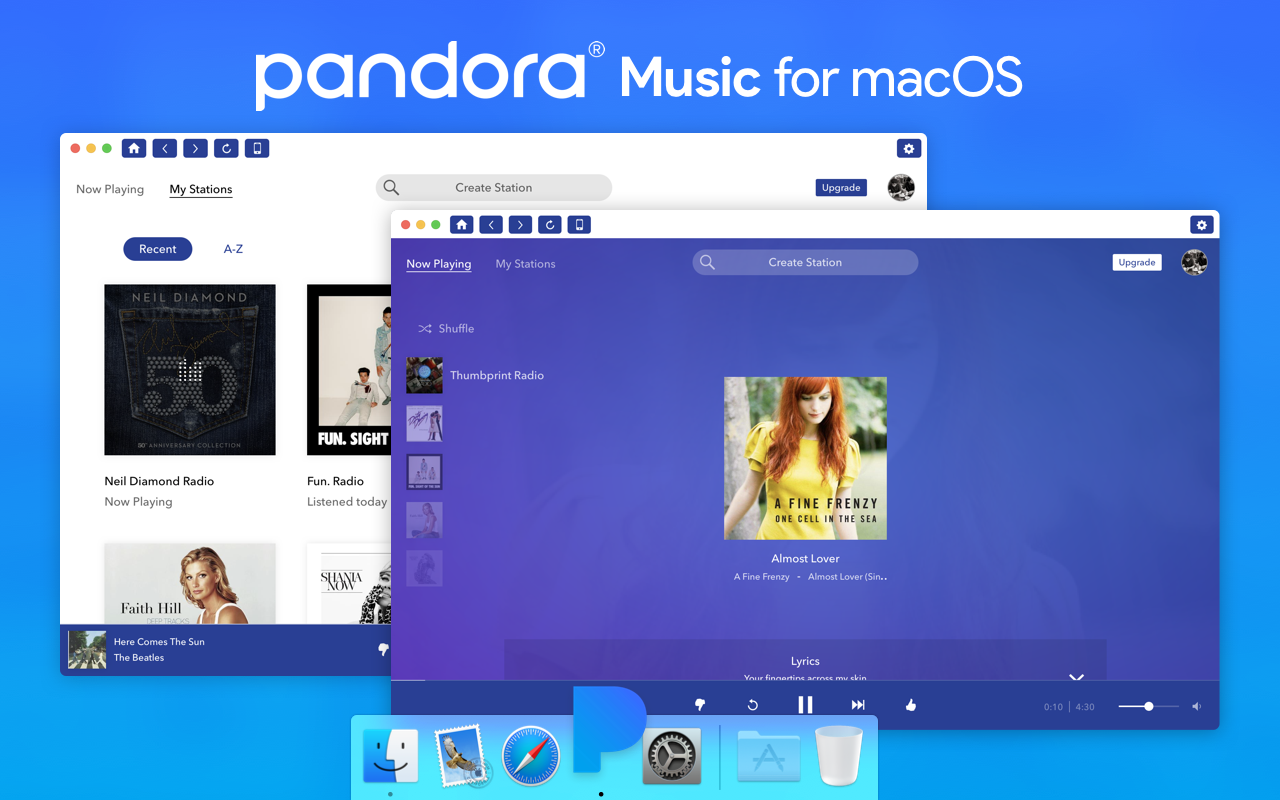 pandora for macbook download